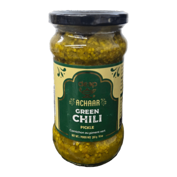 Deep Green Chili Pickle - 283g
