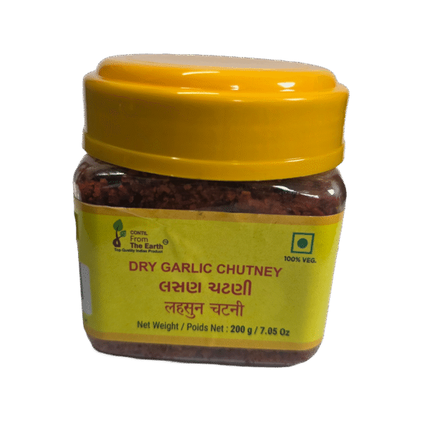 Contil From The Earth Chutney Dry Garlic Bottle Pack - 200 g