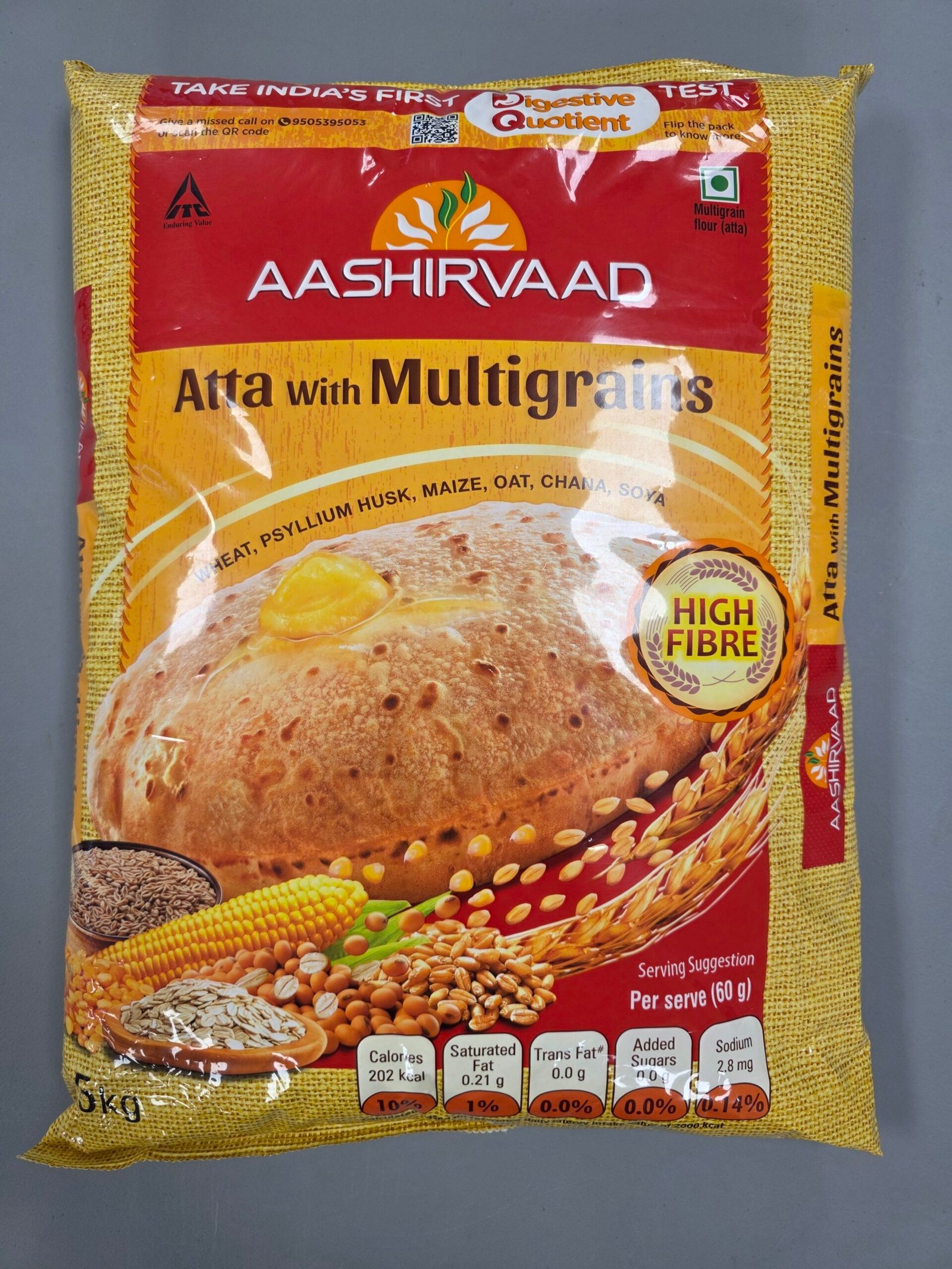 Aashirvaad Multigrain Atta (India) - 5 KG Aashirvaad Multigrain Atta (India) - 5 KG