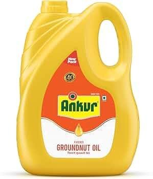 Ankur Peanut / Groundnut Oil - 5 L