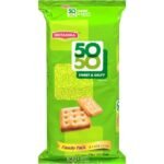 Britannia Fifty Fifty Sweet & Salty(Family Pack) - 62gX6 = 372g