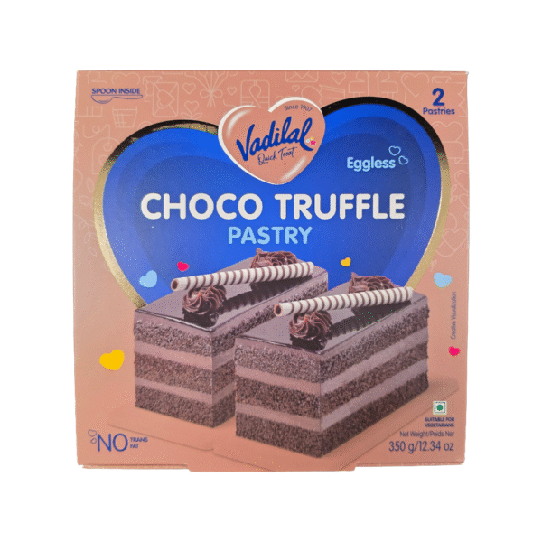 Vadilal Eggless Choco Truffle Pastry - 2 pcs Vadilal Eggless Choco Truffle Pastry - 2 pcs