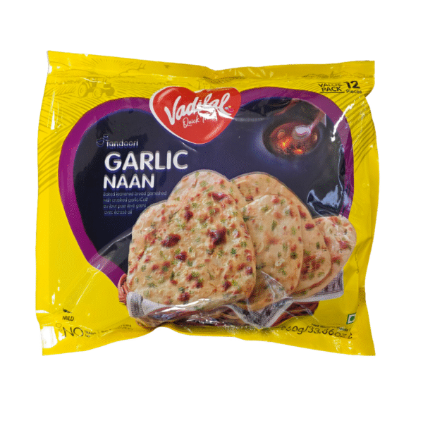 Vadilal Bulk Tandoori Garlic Naan - 12 pcs