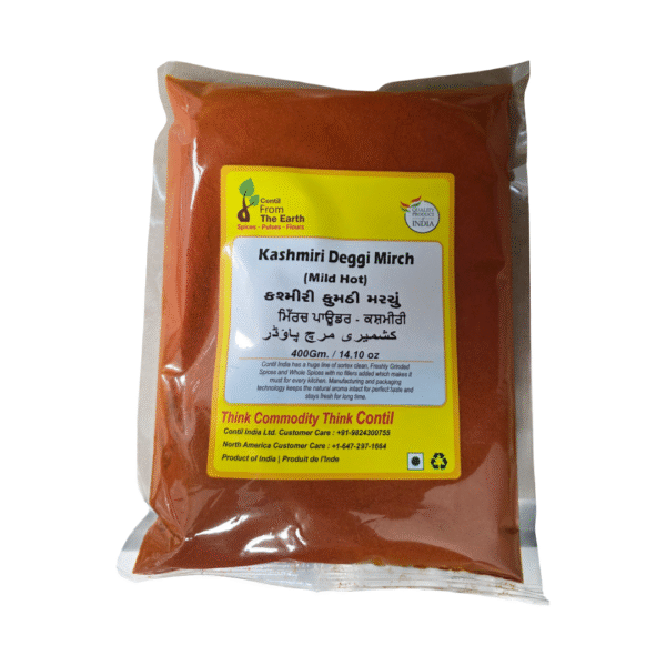 Contil From The Earth Kashmiri Deggi Mirch Powder -400 gm Contil From The Earth Kashmiri Deggi Mirch Powder -400 gm
