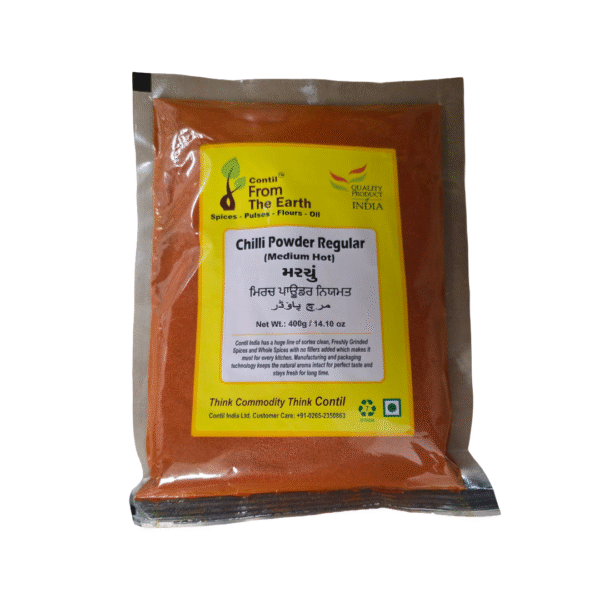 Contil From The Earth Chilli Powder Regular Medium Hot - 400 g Contil From The Earth Chilli Powder Regular Medium Hot - 400 g