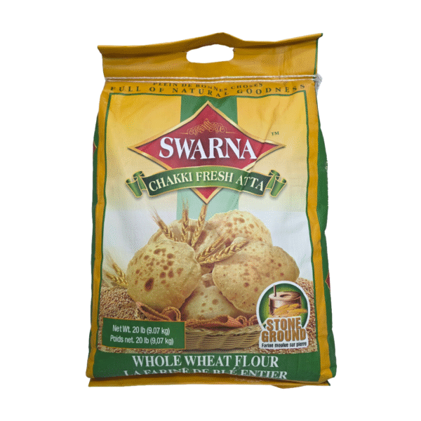 Swarna Flour Chakki Atta – 20 lb Swarna Flour Chakki Atta – 20 lb