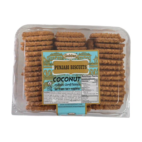 Surati Coconut Punjabi Biscuits – 2.5 lb Surati Coconut Punjabi Biscuits – 2.5 lb
