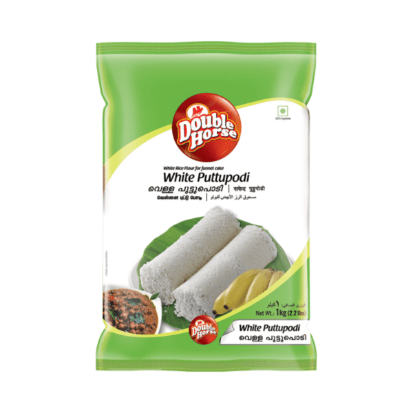 Double Horse White PuttuPodi - 1Kg Double Horse White PuttuPodi - 1Kg