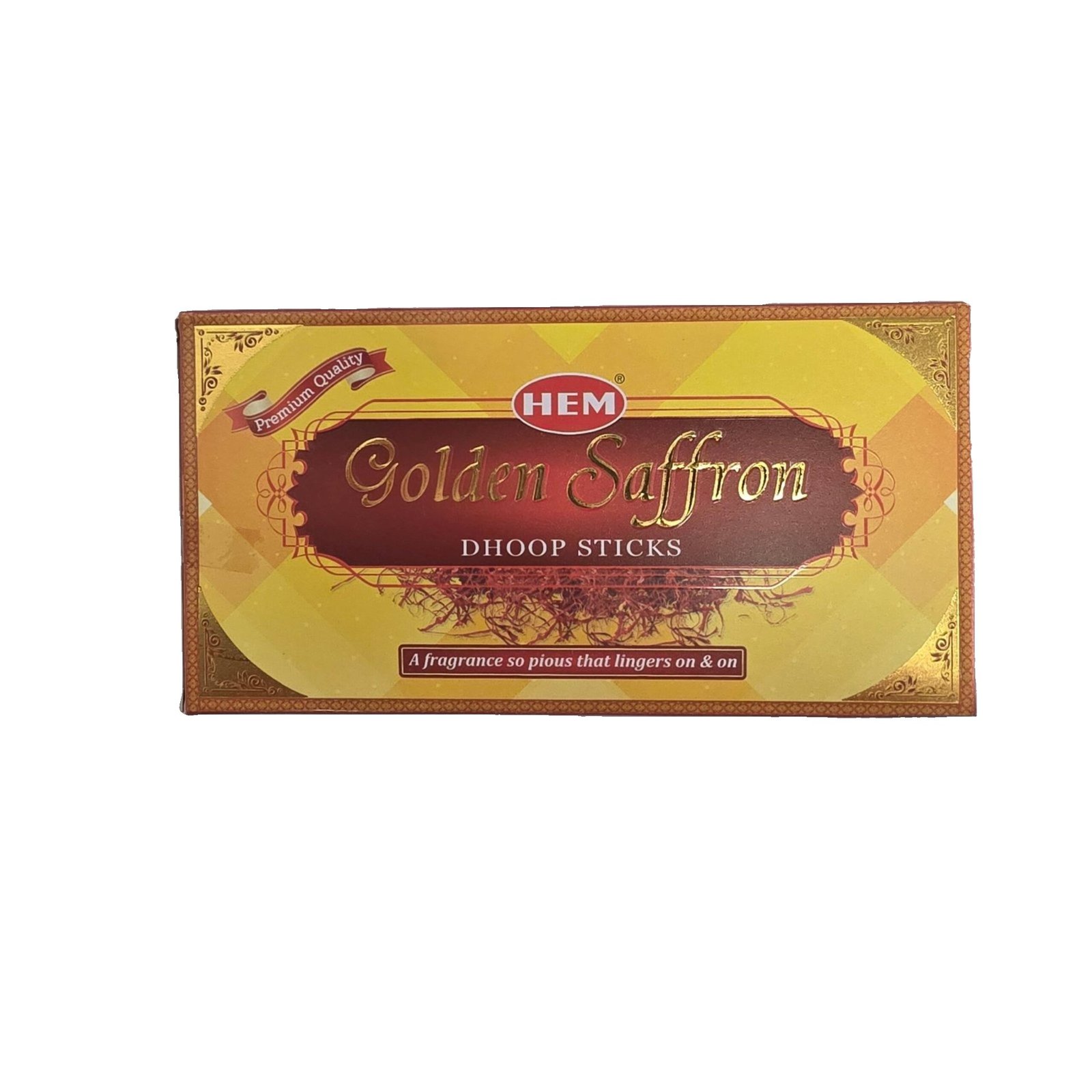 HEM Golden Saffron DhoopSticks - 50 gm HEM Golden Saffron DhoopSticks - 50 gm