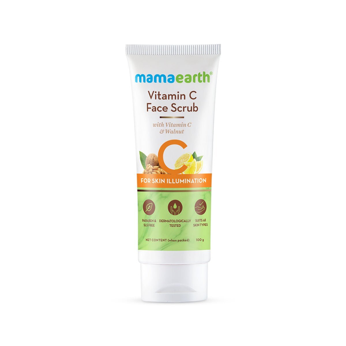 Mama Earth Vitamin C Face Scrub 100gm Mama Earth Vitamin C Face Scrub 100gm