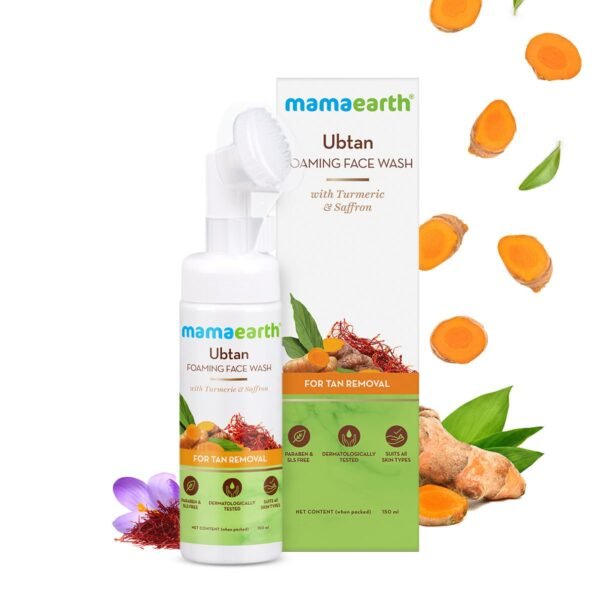 Mama Earth Ubtan Foaming Face Wash 150ml Mama Earth Ubtan Foaming Face Wash 150ml