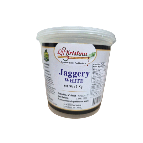 Shree Krishna Jaggery Gur White-1kg Shree Krishna Jaggery Gur White-1kg