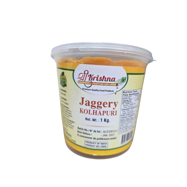 Shree Krishna Jaggery Gur Kolhapuri - 1kg Shree Krishna Jaggery Gur Kolhapuri - 1kg