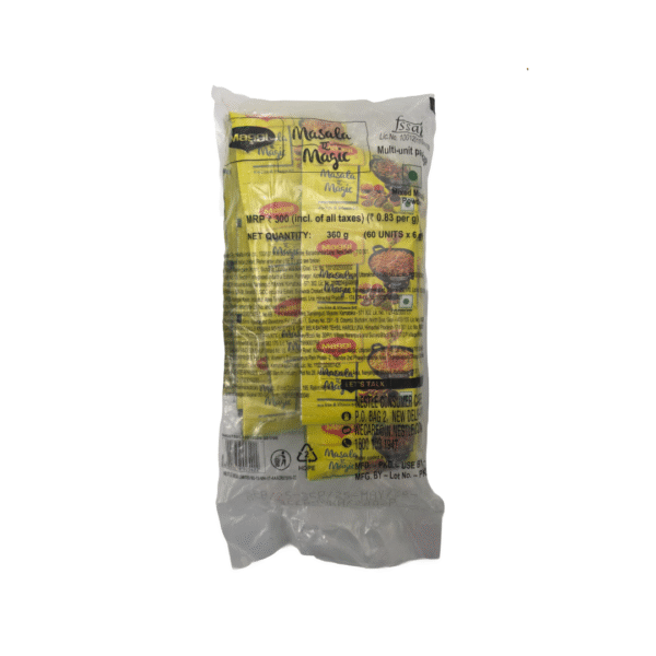 Maggi Masala pouch - Pack of 60 PC Of 6 Gm Maggi Masala pouch - Pack of 60 PC Of 6 Gm