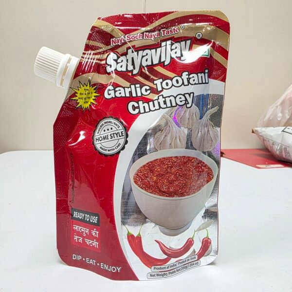 Satyavijay Garlic Toofani Chutney 200g