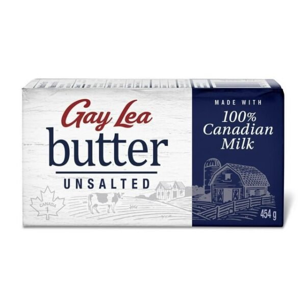 GayLea Unsalted Butter - 454g