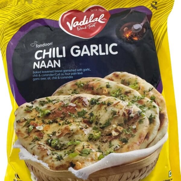 Vadilal Chilli Garlic Naan 4pcs - 200g