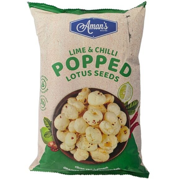 Aman's Lime & Chilli Phool Makhana - 70g Aman's Lime & Chilli Phool Makhana - 70g