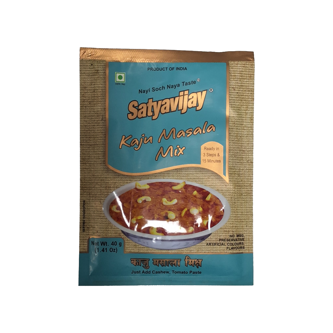 Satyavijay Kaju Masala Mix 40gm Satyavijay Kaju Masala Mix 40gm