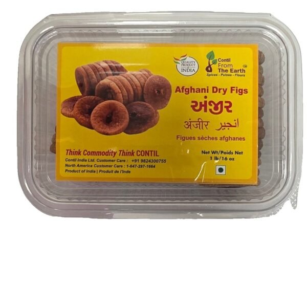 Contil From The Earth Anjeer / Dry figs - 455gm Contil From The Earth Anjeer / Dry figs - 455gm