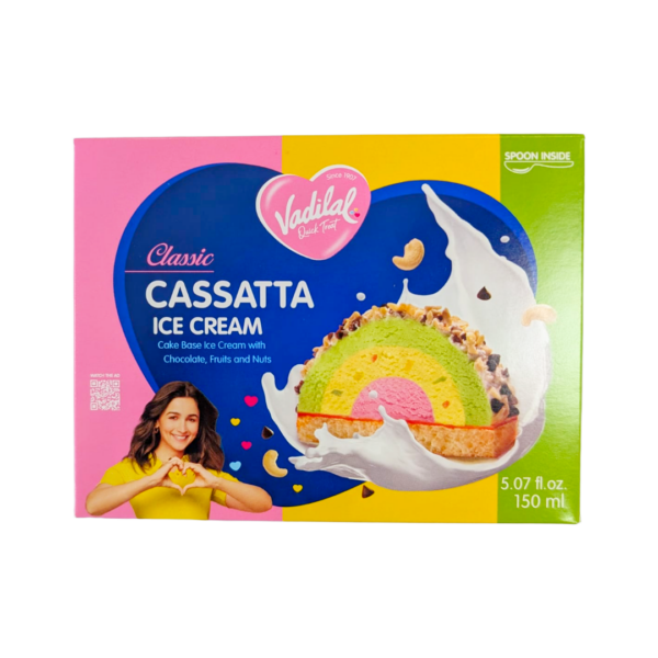Vadilal Classic Cassatta Ice-cream -150ml Vadilal Classic Cassatta Ice-cream -150ml