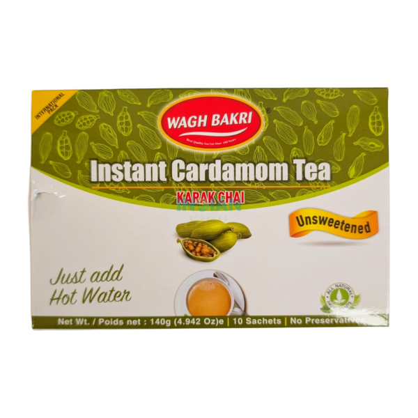Wagh Bakri Instant Cardamom Unsweetened – 140g Wagh Bakri Instant Cardamom Unsweetened – 140g