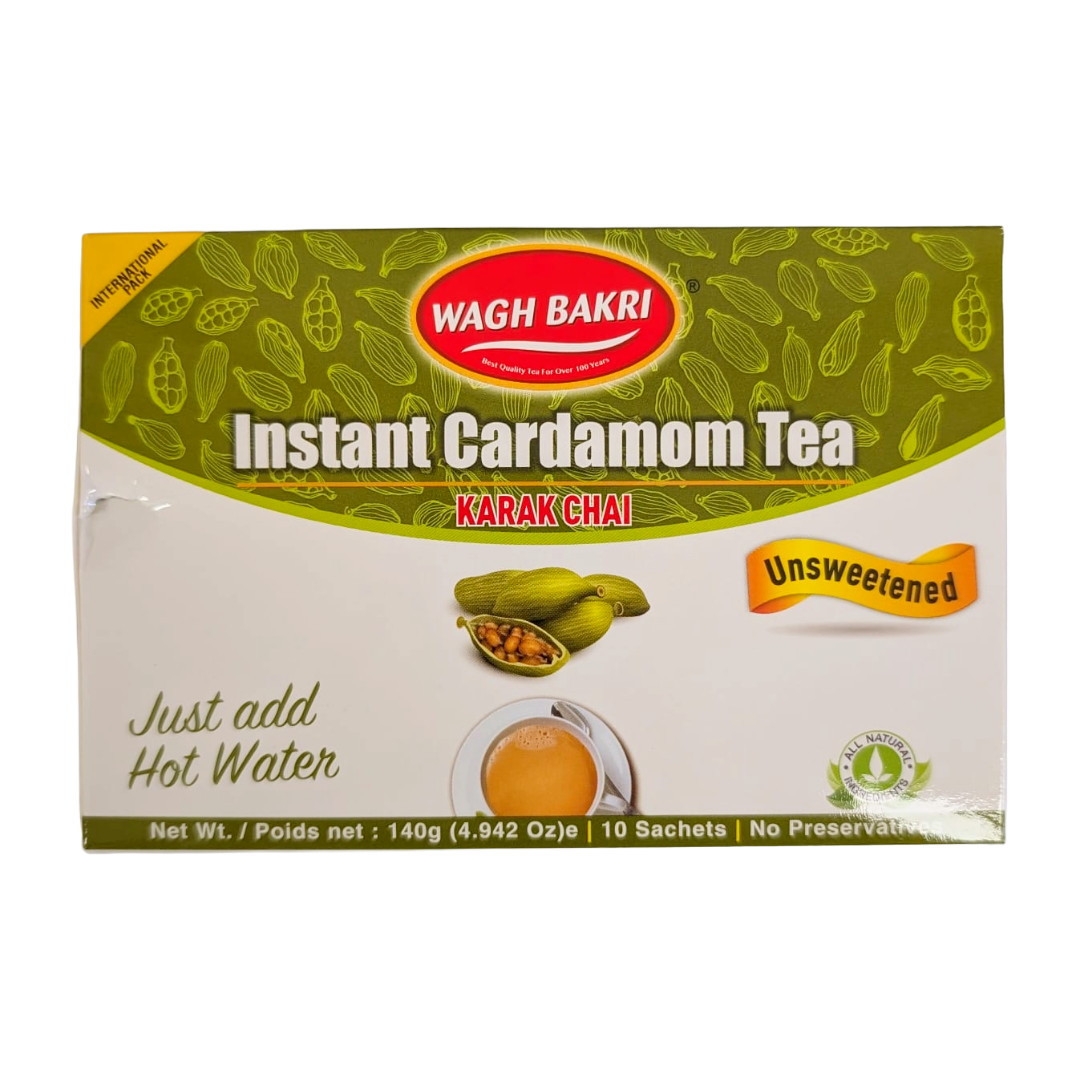 Wagh Bakri Instant Cardamom Unsweetened – 140g Wagh Bakri Instant Cardamom Unsweetened – 140g