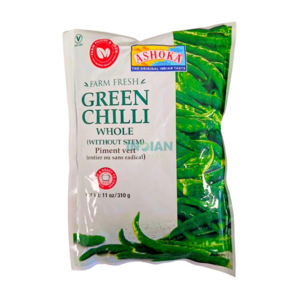 Ashoka Green Chili Without Stem – 310g Ashoka Green Chili Without Stem – 310g