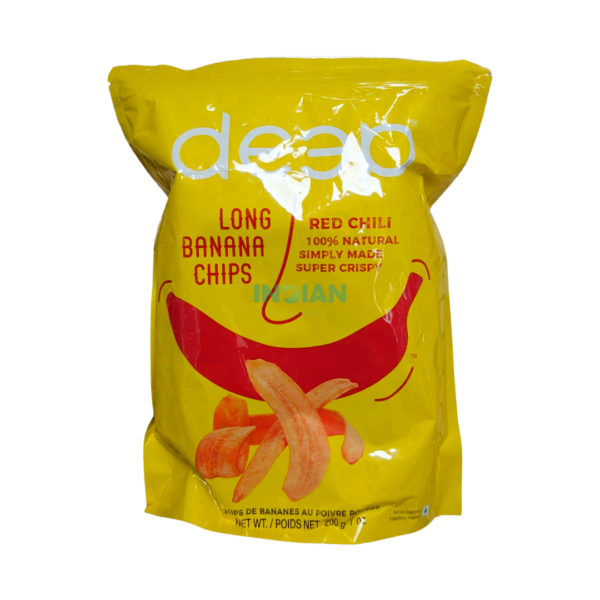 Deep Red Chilli Long Banana Chips - 200g Deep Red Chilli Long Banana Chips - 200g