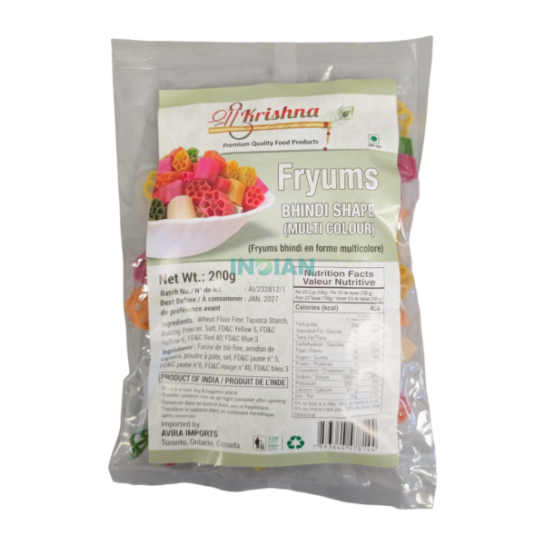 Shree Krishna Fryums Bhindi Shape - 200gm