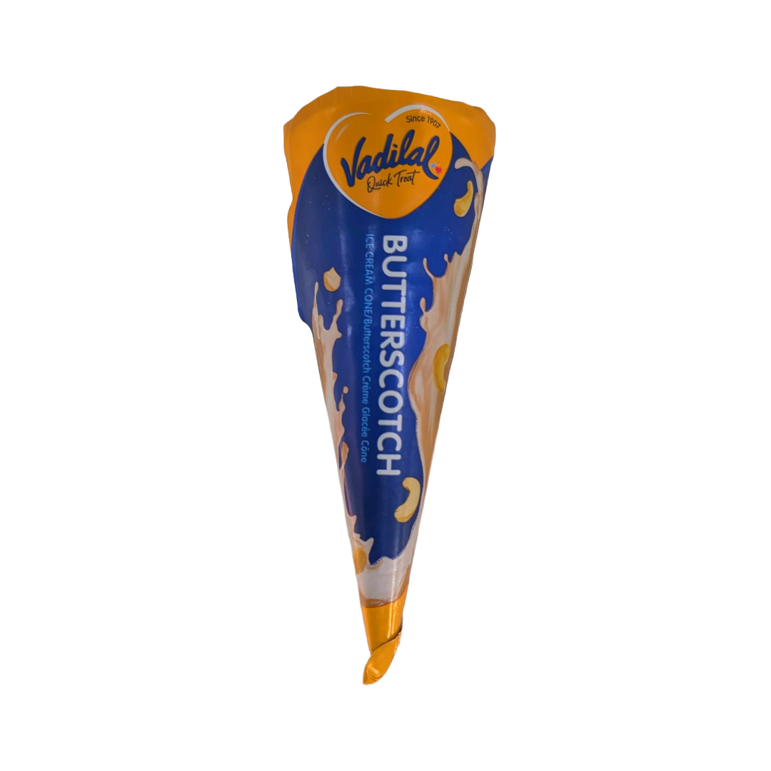 Vadilal Butterscotch Cone - 110ml Vadilal Butterscotch Cone - 110ml